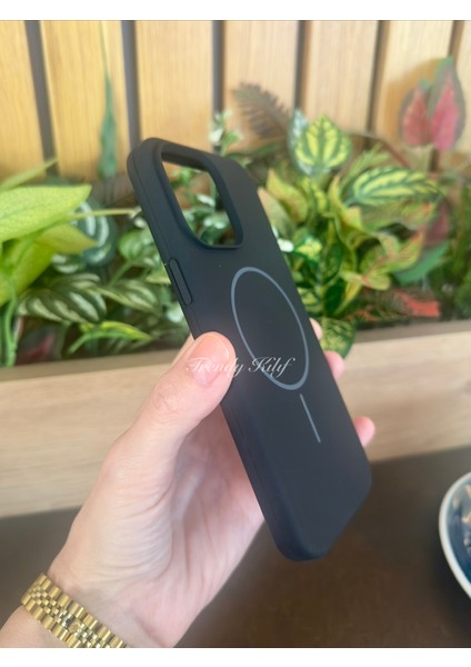 iPhone (14 Pro) Uyumlu Magguard Magsafe Destekli Silikon Kılıf fiyatları