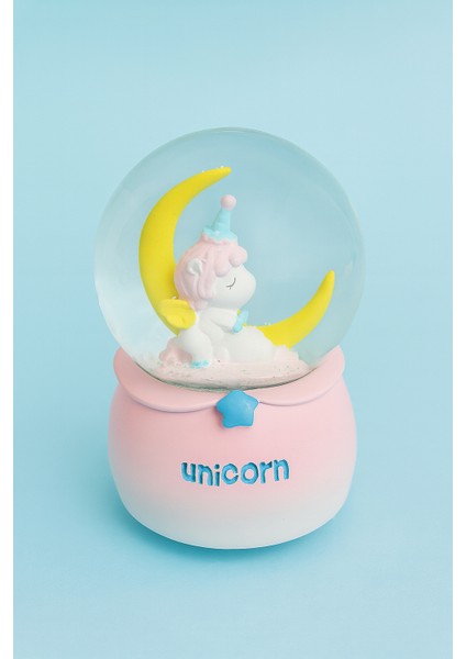 Dekoratif Nostalji Cam Kar Küresi Işıklı ve Müzikli