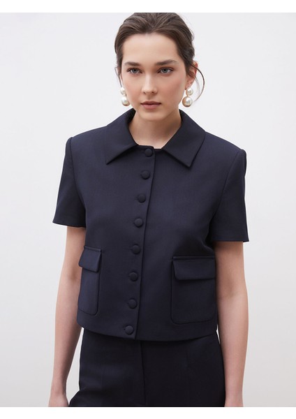 Yeni Sezon Gömlek Yaka Kadın Ceket fiyatları