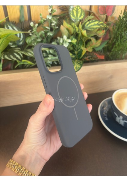 iPhone (14) Uyumlu Magguard Magsafe Destekli Silikon Kılıf fiyatları