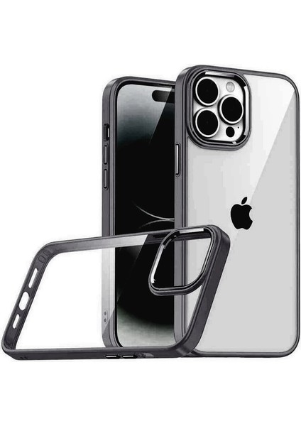 Apple Iphone 15 Pro Max Razer Lensli Silikon - Siyah