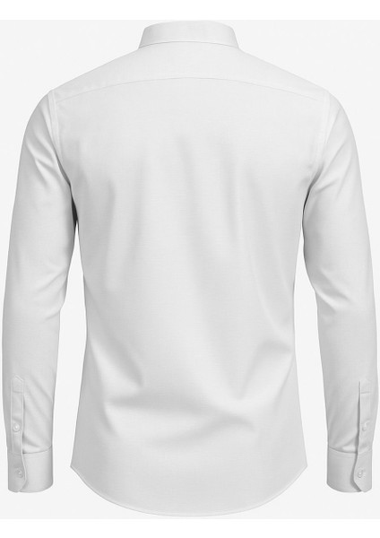 Erkek Hakim Yaka Slim Fit Gömlek – Şık, Modern, Uzun Kollu, Düz Model