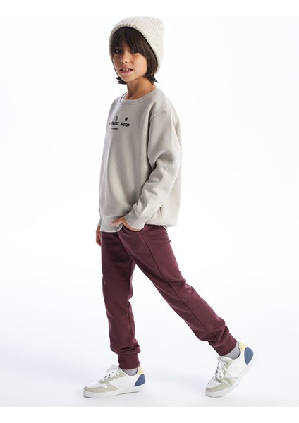 Yeni Sezon Beli Lastikli Basic Erkek Çocuk Jogger Eşofman Altı