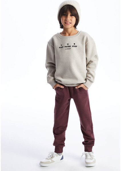 Yeni Sezon Beli Lastikli Basic Erkek Çocuk Jogger Eşofman Altı fiyatları