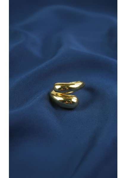 Bubble Tasarım Ayarlanabilir Altın Tonu Yüzük fiyatları