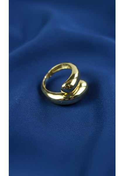 Bubble Tasarım Ayarlanabilir Altın Tonu Yüzük modelleri