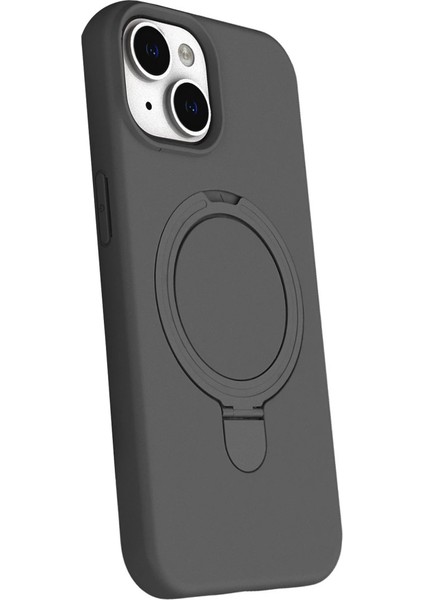 Apple Iphone 15 Plus Regal Magsafe Standlı Kapak - Titan Gri fiyatları