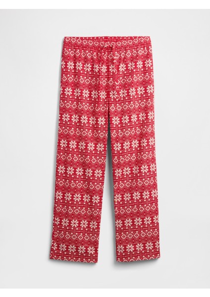 Kadın Kırmızı Flannel Pull-On Pijama Altı fiyatları