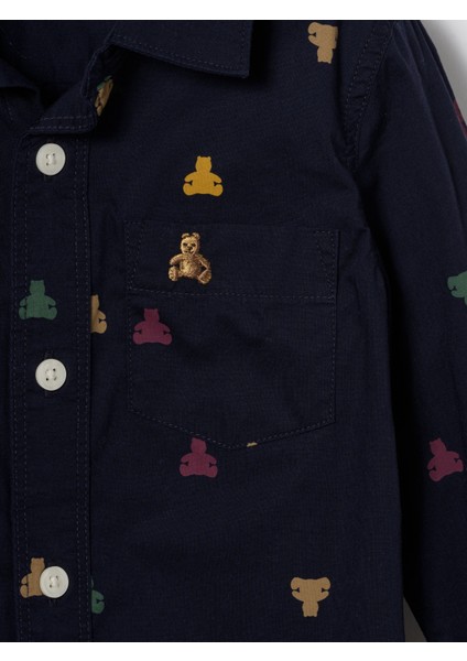 Erkek Bebek Siyah Poplin Gömlek fiyatları