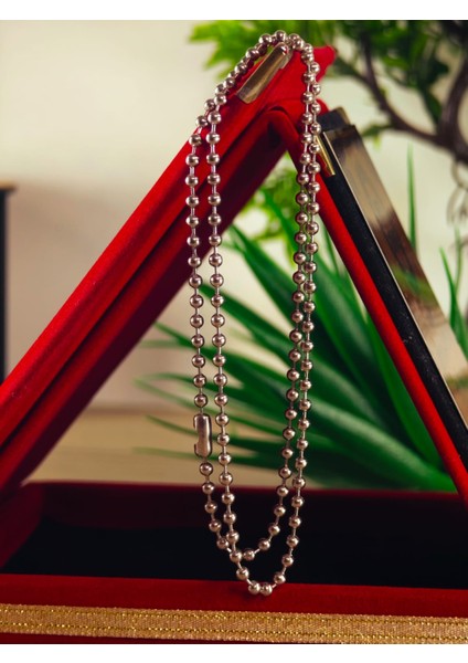 Çelik Kolye Paslanmaz Çelik Kolye 316L Kararma Yapmaz Çelik Kolye Şık Gümüş Kaplama Kolye Bayan ve Erkek Için Ideal modelleri