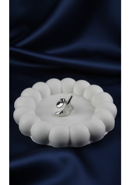 Soyut Tasarım Asimetrik Gümüş Rengi Yüzük fiyatları