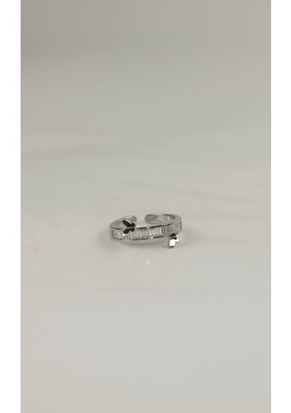 Kelebek Detaylı Baget Taşlı Ayarlanabilir Yüzük fırsatları