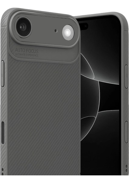 Apple Iphone 17 Air Auto Focus Karbon Kapak - Gri fiyatları
