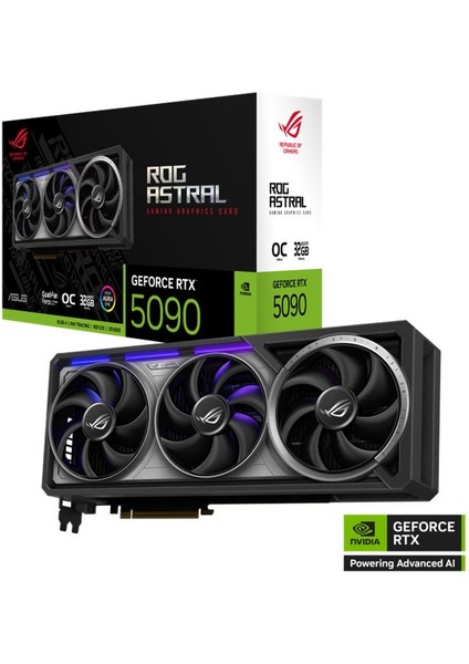 Asus Geforce ROG-ASTRAL-RTX5090-O32G-GAMING 32GB Gddr7 512BIT 2xhdmı 3xdp Ekran Kartı