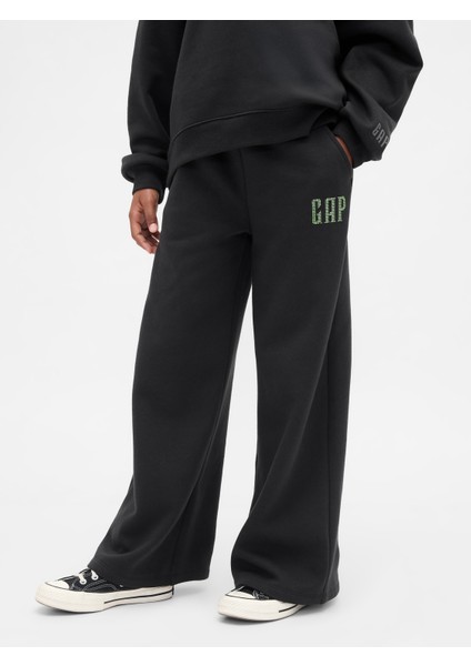 Kız Çocuk Siyah Wicked Vintagesoft Baggy Logo Eşofman Altı fırsatları