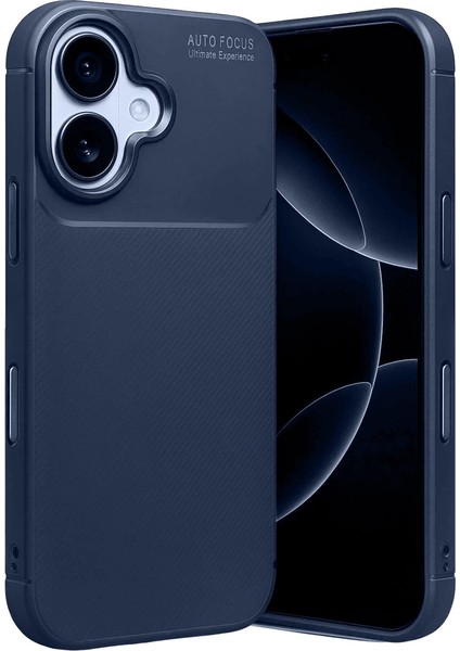 Apple Iphone 17 Auto Focus Karbon Kapak - Lacivert