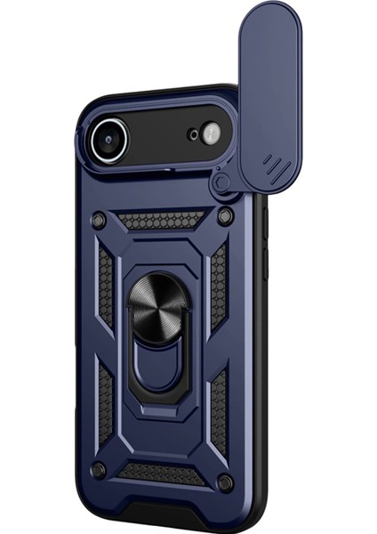 Apple Iphone 17 Air Pars Lens Yüzüklü Silikon - Lacivert fiyatları