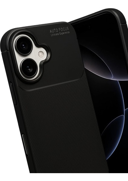 Apple Iphone 17 Auto Focus Karbon Kapak - Siyah fiyatları