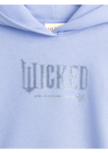 Kız Çocuk Açık Mavi Wicked Vintagesoft Oversized Sweatshirt fiyatları