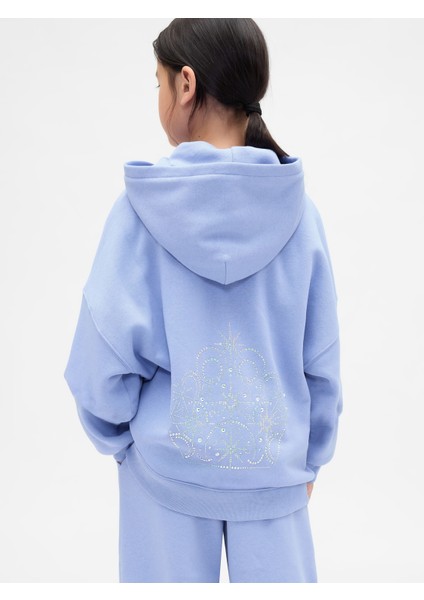 Kız Çocuk Açık Mavi Wicked Vintagesoft Oversized Sweatshirt fırsatları