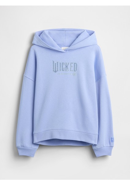 Kız Çocuk Açık Mavi Wicked Vintagesoft Oversized Sweatshirt indirimleri
