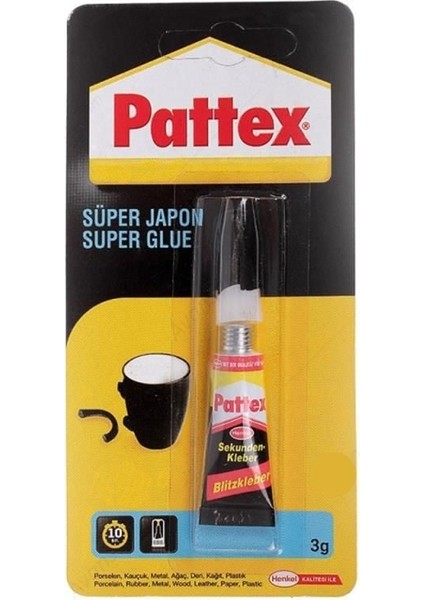 Pattex Süper Japon Yapıştırıcı 3 gr fiyatları