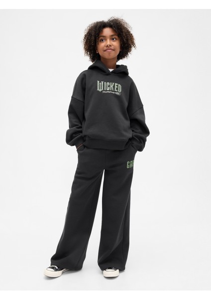 Kız Çocuk Siyah Wicked Vintagesoft Oversized Sweatshirt modelleri