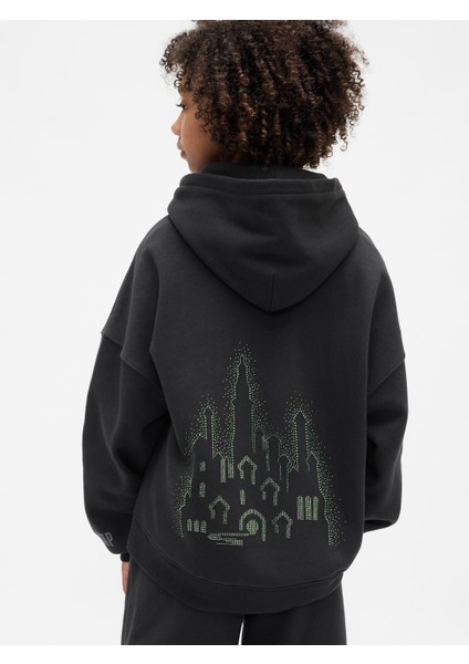 Kız Çocuk Siyah Wicked Vintagesoft Oversized Sweatshirt fırsatları