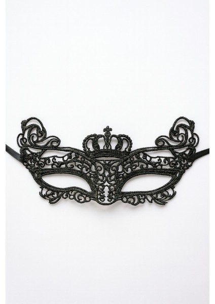 Siyah Dantel Taçlı Göz Maske Kadın Masquerade Kostüm Aksesuar Parti Maskesi - Model 11 fiyatları