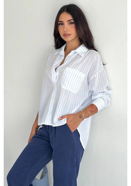 Ocean Breeze Cepli Çizgili Gömlek modelleri