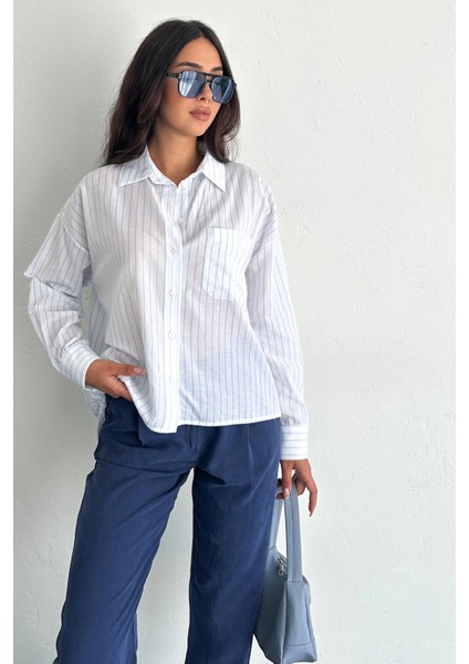 Ocean Breeze Cepli Çizgili Gömlek fırsatları