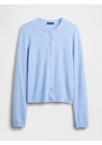 Kadın Bebe Mavisi Cashsoft Crop Hırka fiyatları