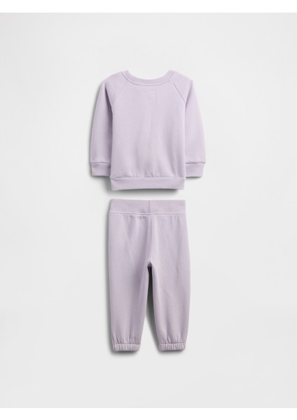 Bebek Lila Fleece Two-Piece Outfit Set fırsatları