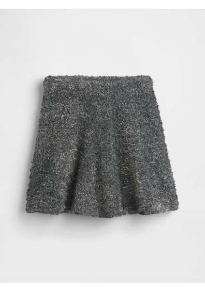 Kız Çocuk Siyah Wicked Simli Yünlü Etek indirimleri