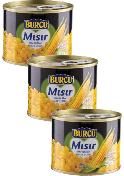 Süt Mısır 200 gr x 3 Adet