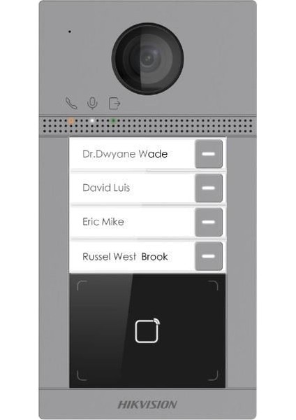 Hıkvısıon DS-KV8413-WME1 Villa Tip Dış Ortam Intercom Cihazı