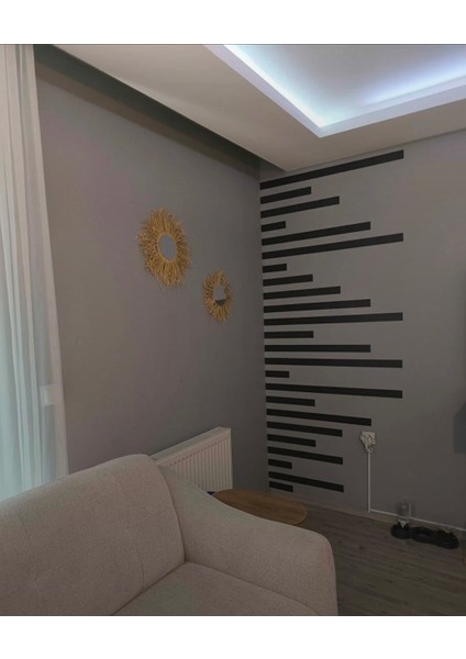 Duvar Dekorasyon Çıtası 5 Farklı Ebat (100CM 80CM 60CM 40CM 20CM) 25 Adet Panel