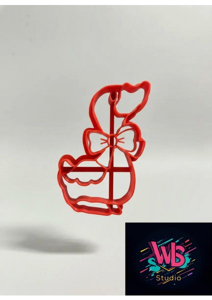 Sevimli Ördek Kurabiye Kalıbı ve Şeker Hamuru Şekillendirici modelleri