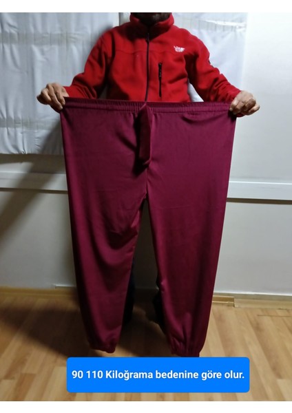 Kadın Bayan Fransız Kadife Battal Büyük Beden Bel ve Paçalar Lastikli Cepsiz Eşofman Altı Pantolon Pijama Altı Tayt fiyatları