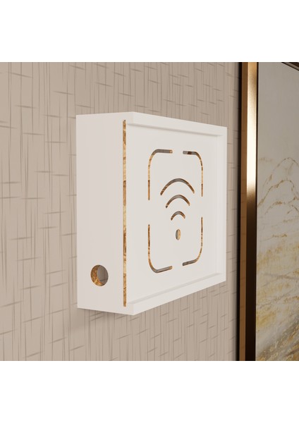 Duvara Asılabilir Dekoratif Modem Saklama Dolabı modelleri