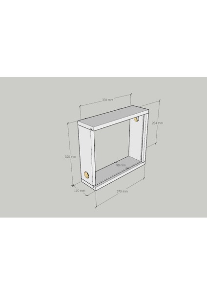 Duvara Asılabilir Dekoratif Modem Saklama Dolabı indirimleri