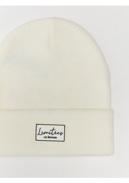 Yeni Sezon Etiket Baskılı Erkek Triko Bere indirimleri