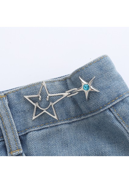 Pantolon Bel Daraltıcı Çıtçıt – Yıldız ve Gülen Yüz Motifli Kemer Aparatı, Kemer, Aparat,