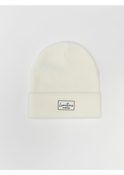 Yeni Sezon Etiket Baskılı Erkek Triko Bere fırsatları