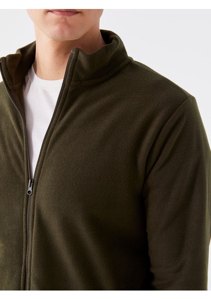 Yeni Sezon Dik Yaka Uzun Kollu Erkek Polar Hırka fırsatları