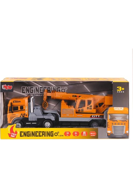 KLX800-241-42-43-44 Işıklı Müzikli Inşaat Tırı 1:24 -Vardem Oyuncak fiyatları