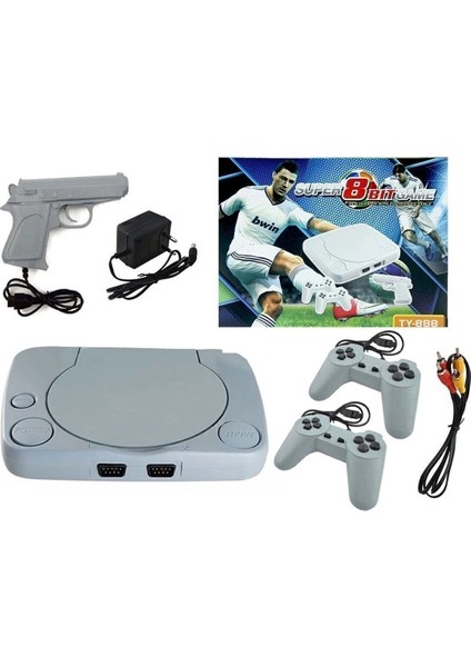 Super 8 Bit Tv Game Yeni Version Retro Televizyon Atarisi Tabanca Tüplü Tv De Çalışır fiyatları