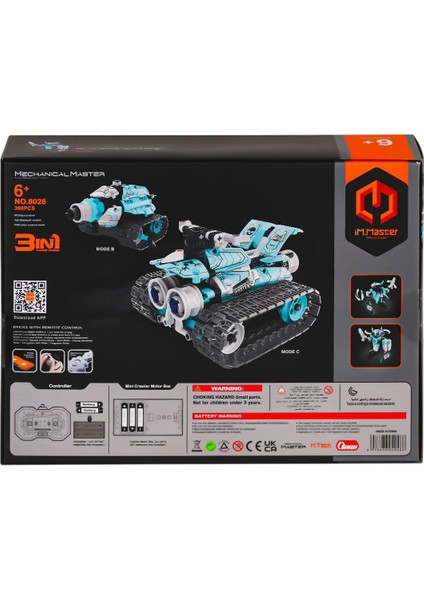 8028 Imm Mekanik Master Kumandalı Robot Araba Blokları 3ın1 398 Parça fiyatları