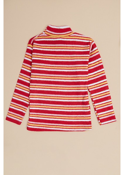 Çizgili Dik Yaka Kız Çocuk Takım fırsatları