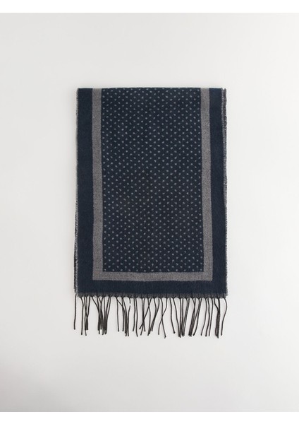 Yeni Sezon Püskül Detaylı Desenli Erkek Atkı fiyatları